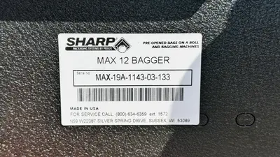 USED SHARP PACKAGING MAX 12 BAGGER