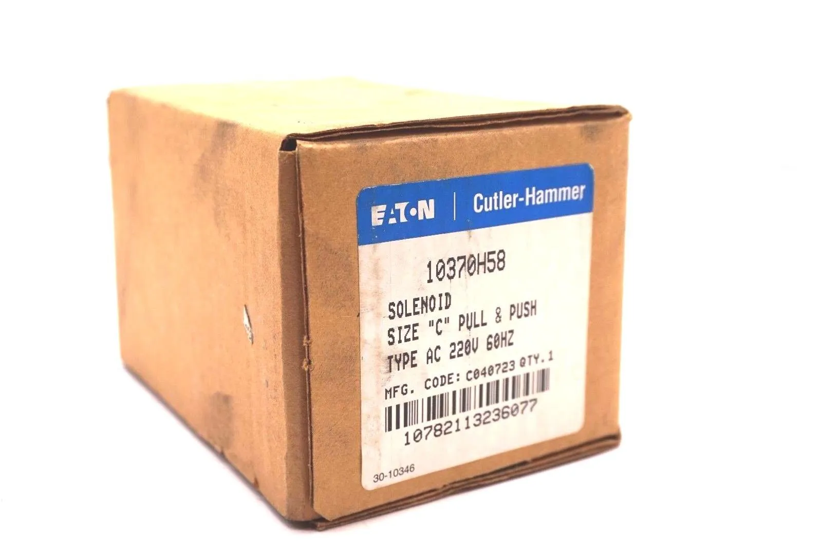 NEW EATON CUTLER HAMMER 10370H58 SOLENOID SIZE C 220V 60HZ