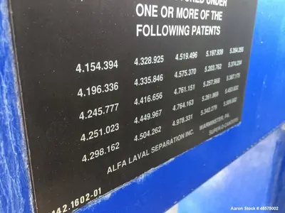 USED ALFA LAVAL DS-401