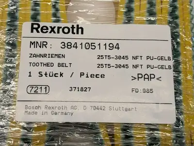 New | in-Stock BOSCH REXROTH TOOTHED BELT 25T5-3045 NFT PU-GELB Belts | Maverick Industrial Sales #1114363