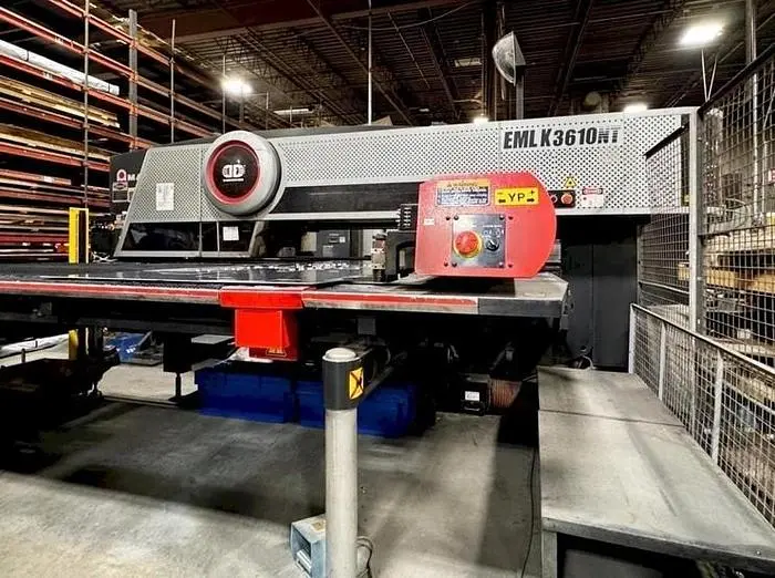 Used AMADA EMLK-3610NT Laser Combo Punches CA | MANUFACTURING SOLUTIONS #300979