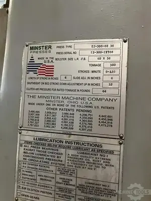 USED 1991 MINSTER E2-300