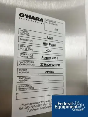 USED O'HARA 36" O'Hara Labcoat Coating Pan, Model LC3