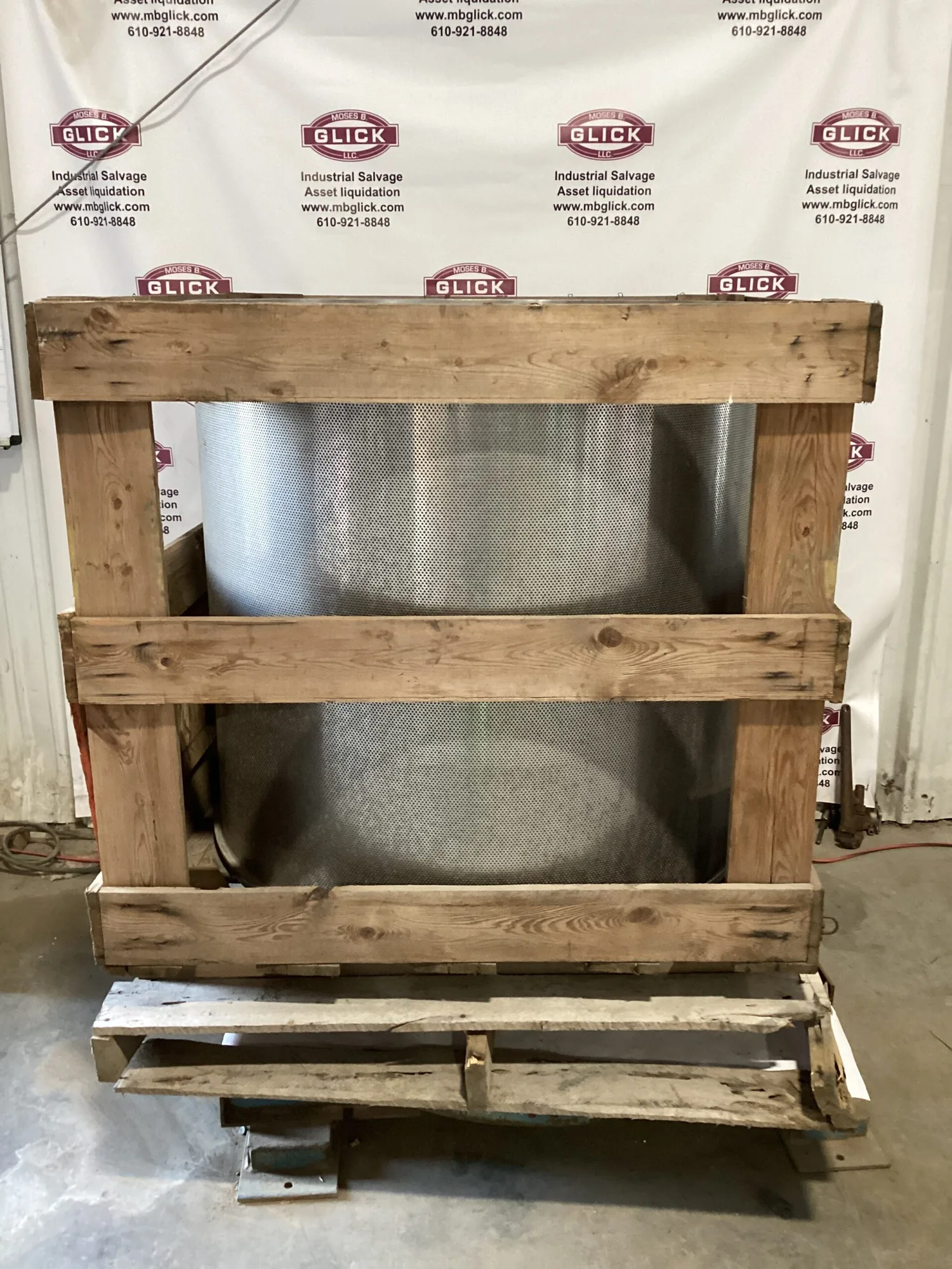 Zuurk D32050-1-002 #10 Pressure Screen Basket Stainless Steel Pulp Screener