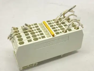 ZDU 2,5/4AN WS | Weidmuller  Feed-Through Terminal Block White 1683480000 LOT OF 6 - Used