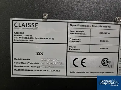 USED Claisse Claisse The OX Advanced Gasser, Model FE0001-1C