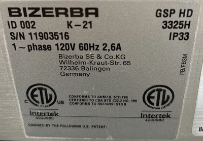 167-0517 Bizerba GSP HD Deli Slicer-2021