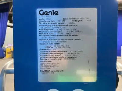 Used 2015 GENIE GR20 Manlifts Ohio US | HGR 24 #1566855