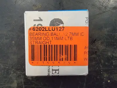 Deep Groove Ball Bearing 6202LLU/12.7
