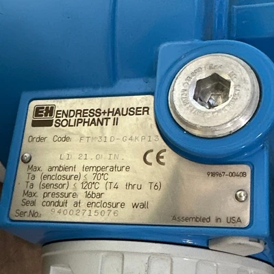 NEW Endress+Hauser FTM31D-G4KP13