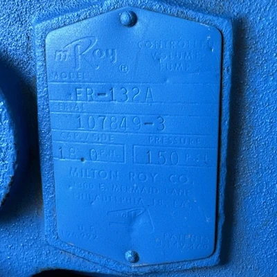 USED MILTON ROY FR-132A