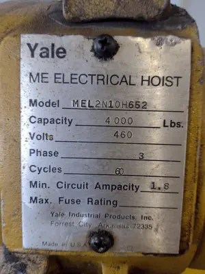 USED YALE MEL2N10H6521