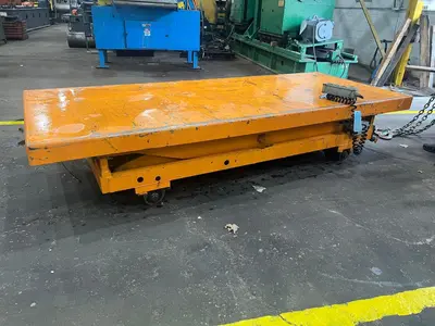16,000# Lift Table with Conveyor