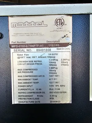 USED 2017 MATTEI AC18-LX