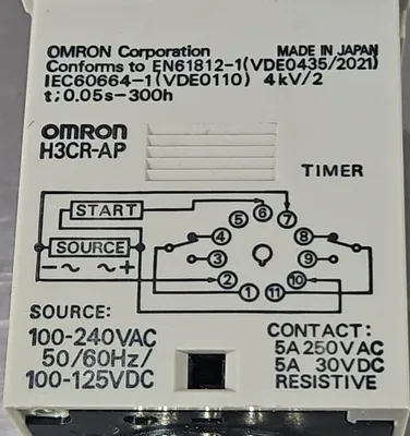 Omron H3CR-AP PLC Timer Module 3B-21