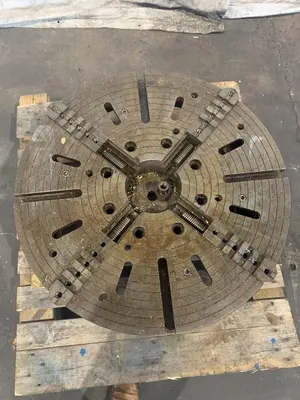 36" 4-JAW LATHE CHUCK. STOCK # 0999024.