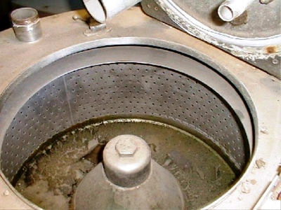 Tolhurst 26 X 12 perforate basket centrifuge, 316SS.