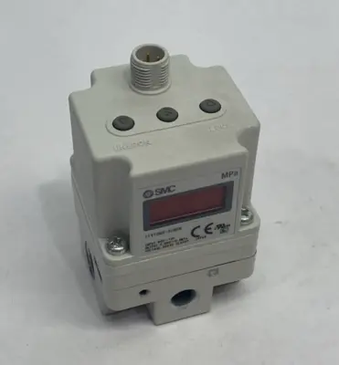 Used SMC Electro-Pneumatic Regulator, 1/4" NPT Ports Air Pressure Regulators Michigan US | Maverick Industrial Sales #1407073