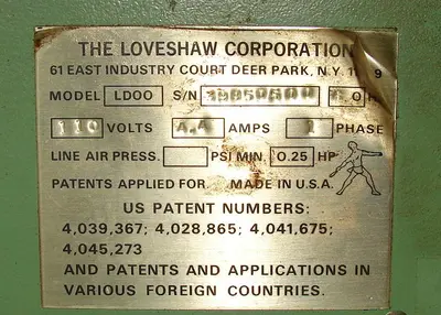 USED LOVESHAW LD00