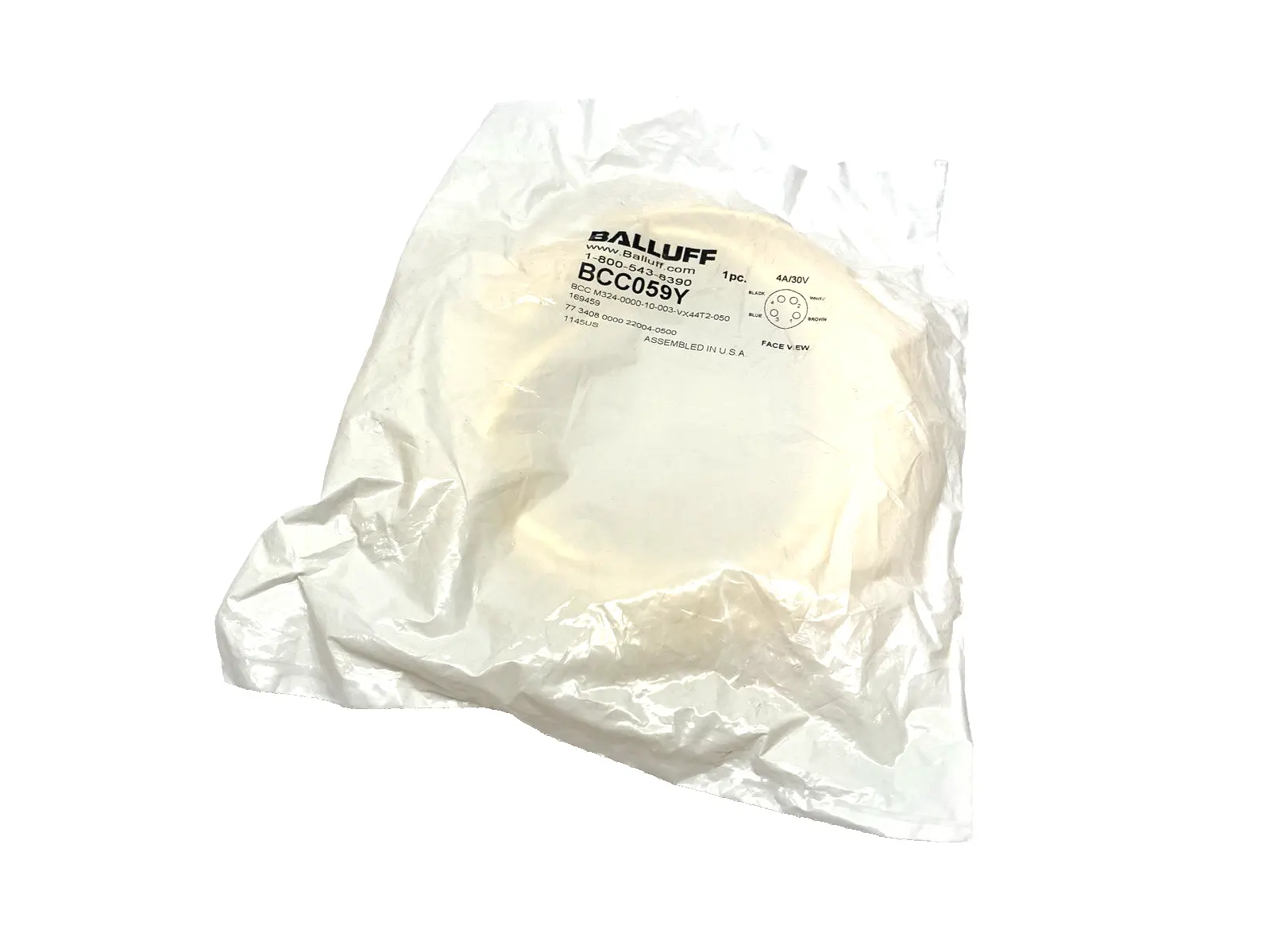 New | in-Stock Balluff BCC M324-0000-10-003-VX44T2-050 Cable & Wire Michigan US | Maverick Industrial Sales #1391057