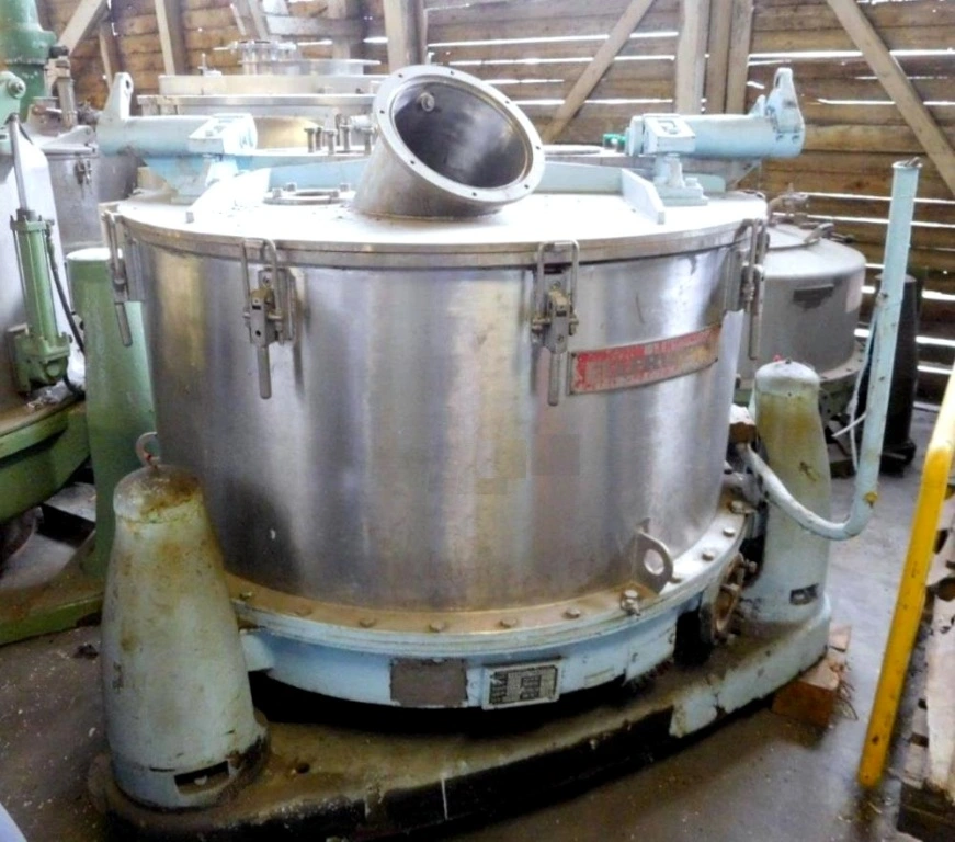 Ellerwerk 736 C perforate basket centrifuge, 316SS.