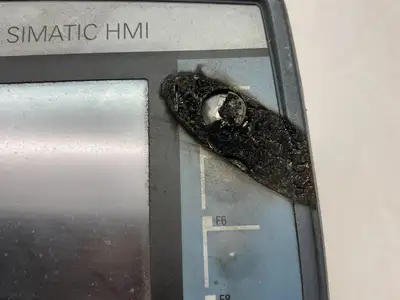 USED SIEMENS SIMATIC HMI KTP700F MOBILE, 7" TFT DISPLAY