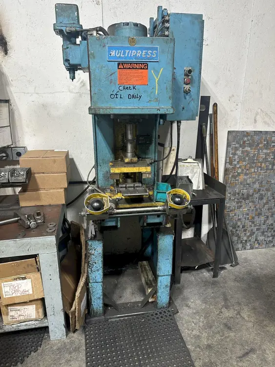 Used MULTIPRESS WR37TM C-404FS1CAPACITY 4 TON Hydraulic Presses Ohio US | Yoder Brothers machinery #470791
