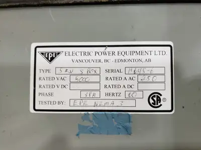 30 in. x 30 in. x 20 in. Electrical Enclosure