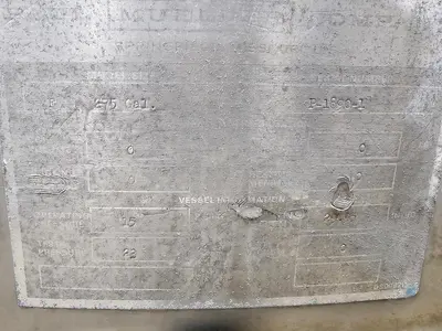 Used 275 Gallon Tank (Vessel), 316 Stainless Steel