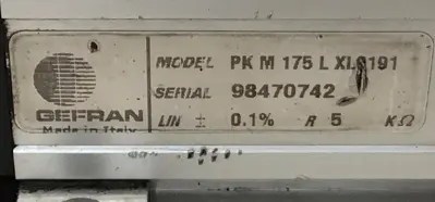 USED GEFRAN PK-M-175-L-XL0191