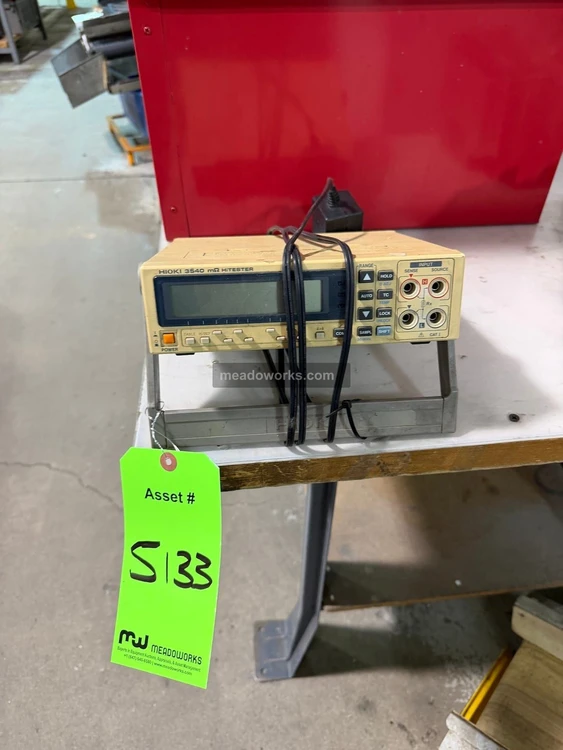Used Hioki 3540 DC Resistance Meters Illinois US | Meadoworks #1514534
