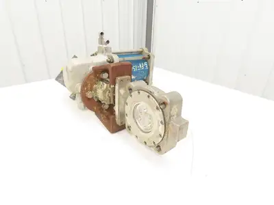 Jamesbury 3" 815L 11 3600TT Wafer Sphere Butterfly Valve 316SS ST-200B Actuator