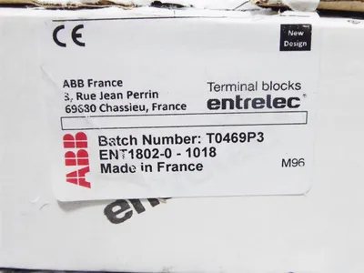 Box of 50 ABB / entrelec 1SNK906305R0000 JB6-5 5 Pole Jumpers New NIB