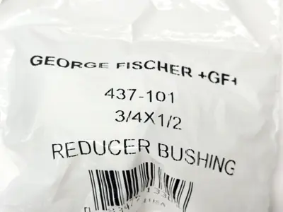 437-101 | George Fischer  Reducer Bushing 3/4" x 1/2" LOT OF 11 - New