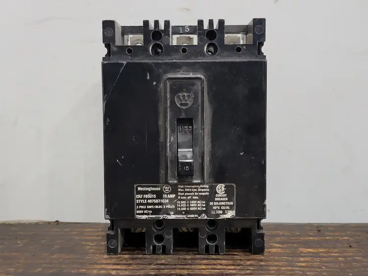 Used WESTINGHOUSE FB3015 Switchgears British Columbia CA | Lenmark #242361