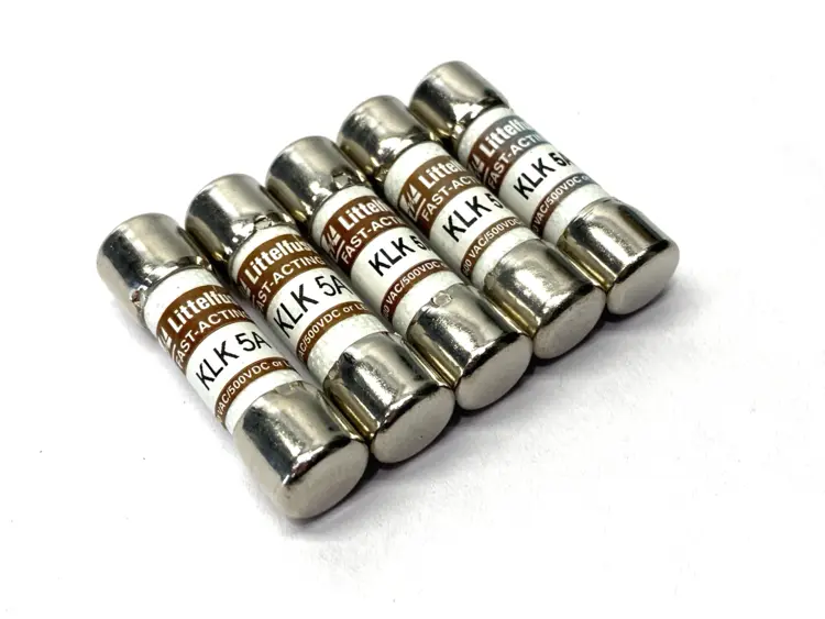 Used LITTELFUSE FAST-ACTING MIDGET FUSE 600V 5A LOT OF 5 Fuses Michigan US | Maverick Industrial Sales #1090105