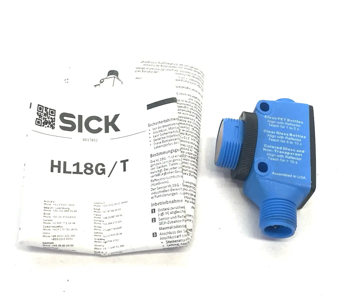 New | in-Stock SICK SureSense Photoelectric Proximity Sensor M12 4-Pin 1071037 Proximity Sensors Michigan US | Maverick Industrial Sales #1394171