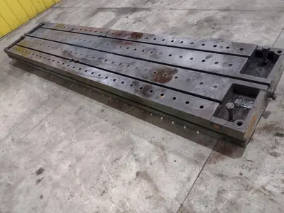 138" X 30" X 6.25" T-SLOTTED LAYOUT PLATE / TABLE: STOCK #23626