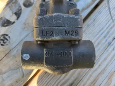 2019 3/4" Class 800 Globe Valve API 602