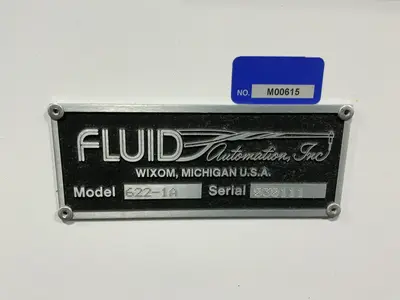 Used FLUID AUTOMATION INC 6221A Electrical Panels Ohio US | HGR 24 #1520810