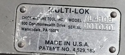 CHICK MODEL ML4B08 CNC, Tombstone Fixture | Machinery Central (5)