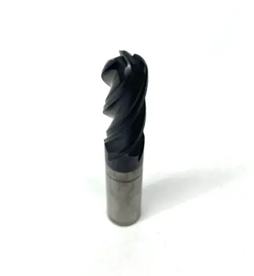 | Accupro 93262301 Ball End Mill: 1/2" Dia, 1-1/4" LOC, 4 Flute Solid Carbide - New – Open box