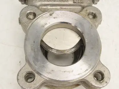 Velan L10-0320C-13BL 3" Stainless Knife Gate Valve Lug Style 316SS Rising Stem