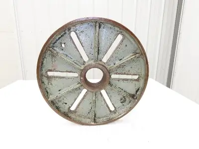 Slotted Lathe Drive Face Plate Cast Iron 	2-3/4-5 Direct Screw 16" OD 6 Slot