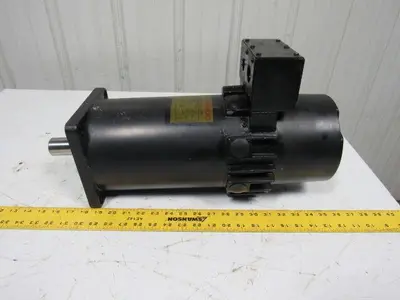 Getty Fanuc 20N 128VDC Servo Motor From Mazak M-5 Lathe 1500 RPM A06B-0602-B021