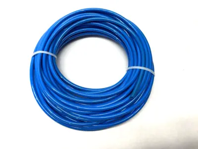 USED FESTO PNEUMATIC TUBING 4MM ID 197397 BLUE TUBING ONLY CUT TO 35'