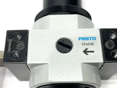 Used Festo Pneumatic Pressure Regulator, G1/8, 0.5-7bar, 194606 Air Pressure Regulators Michigan US | Maverick Industrial Sales #1506022