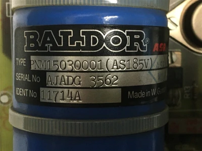 USED BALDOR PNM15030001 (AS185V) (10529D) (2-4)-BALDOR ASR  10