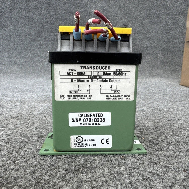 Used OHIO SEMITRONICS ACT-005A Transducers California US | Davliegogo LLC #1707388