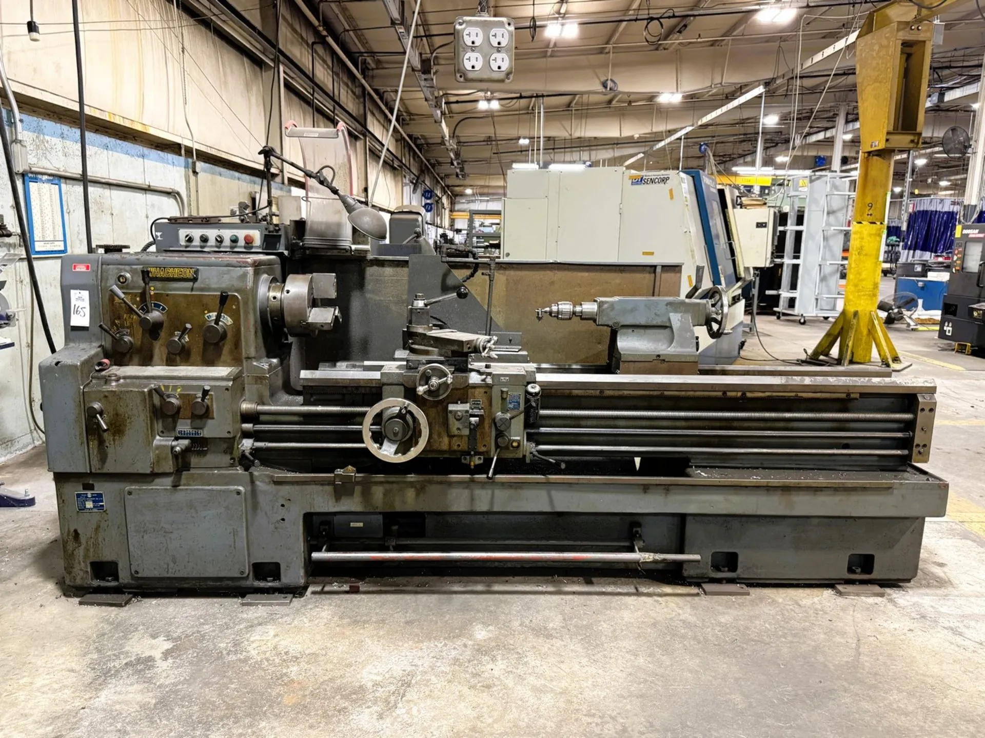 Used 1985 Whacheon 20-1/2" G x 80" Gap Lathes New Jersey US | Machinery Values #759494